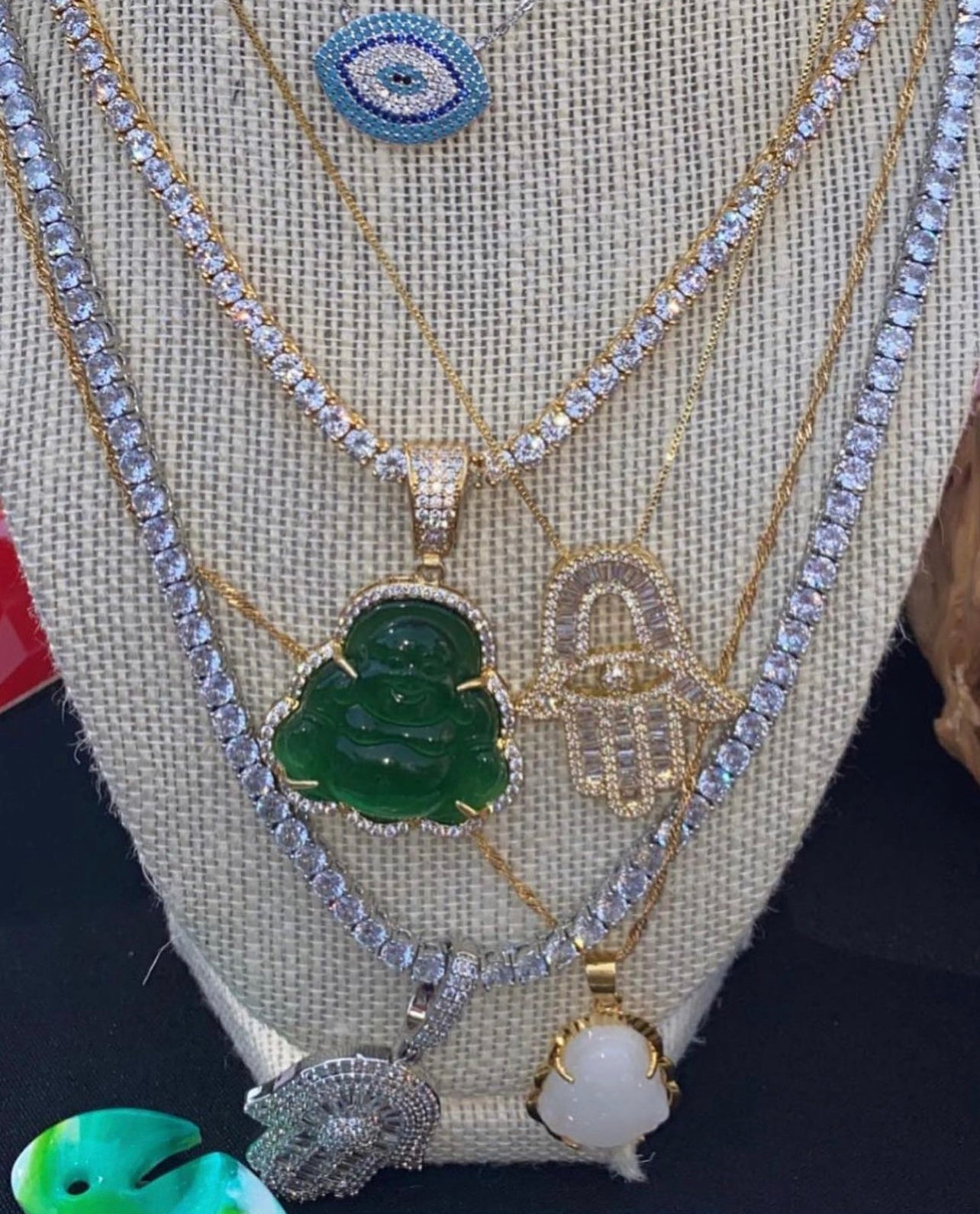 Hamsa Hand Necklace