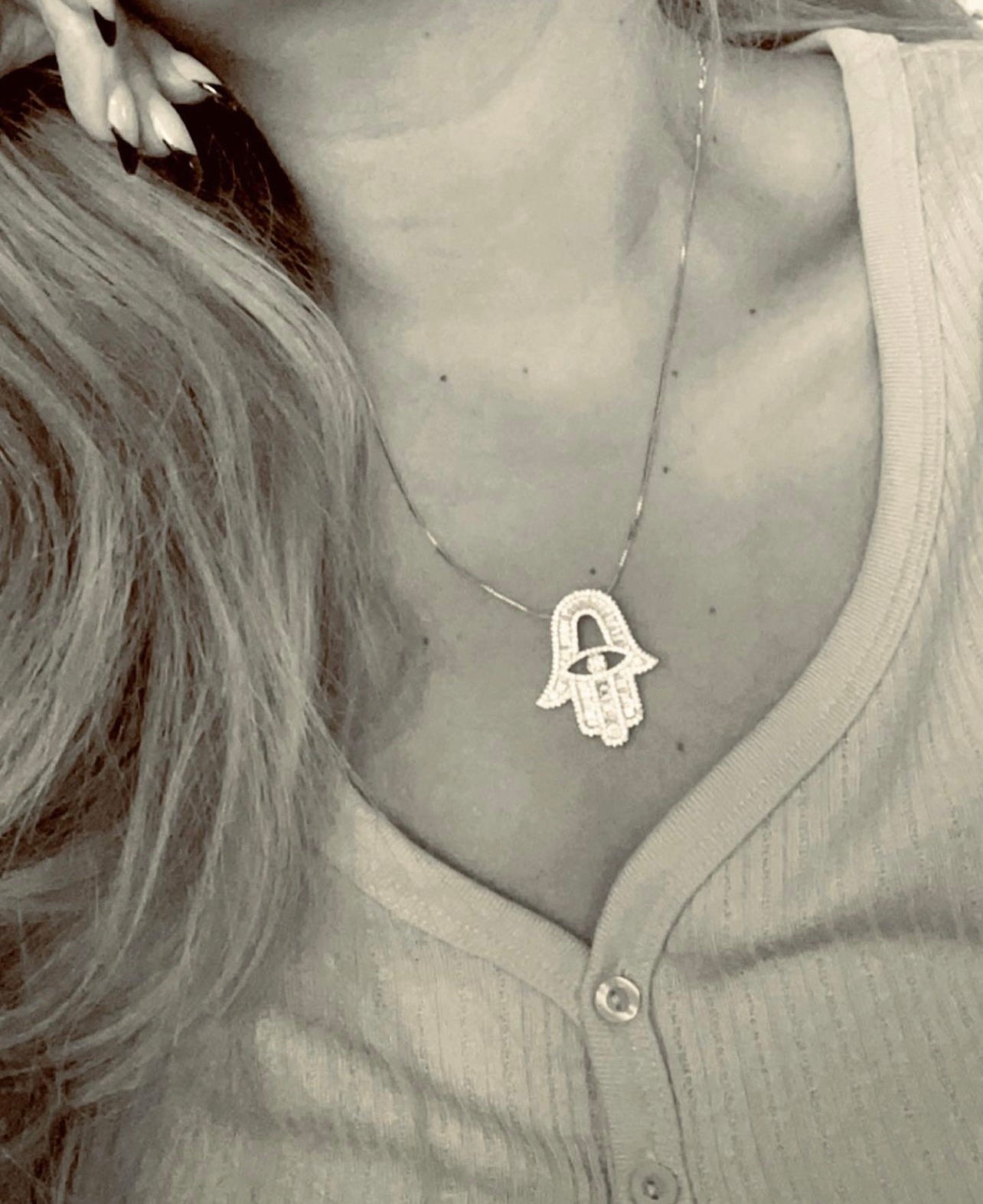 Hamsa Hand Necklace