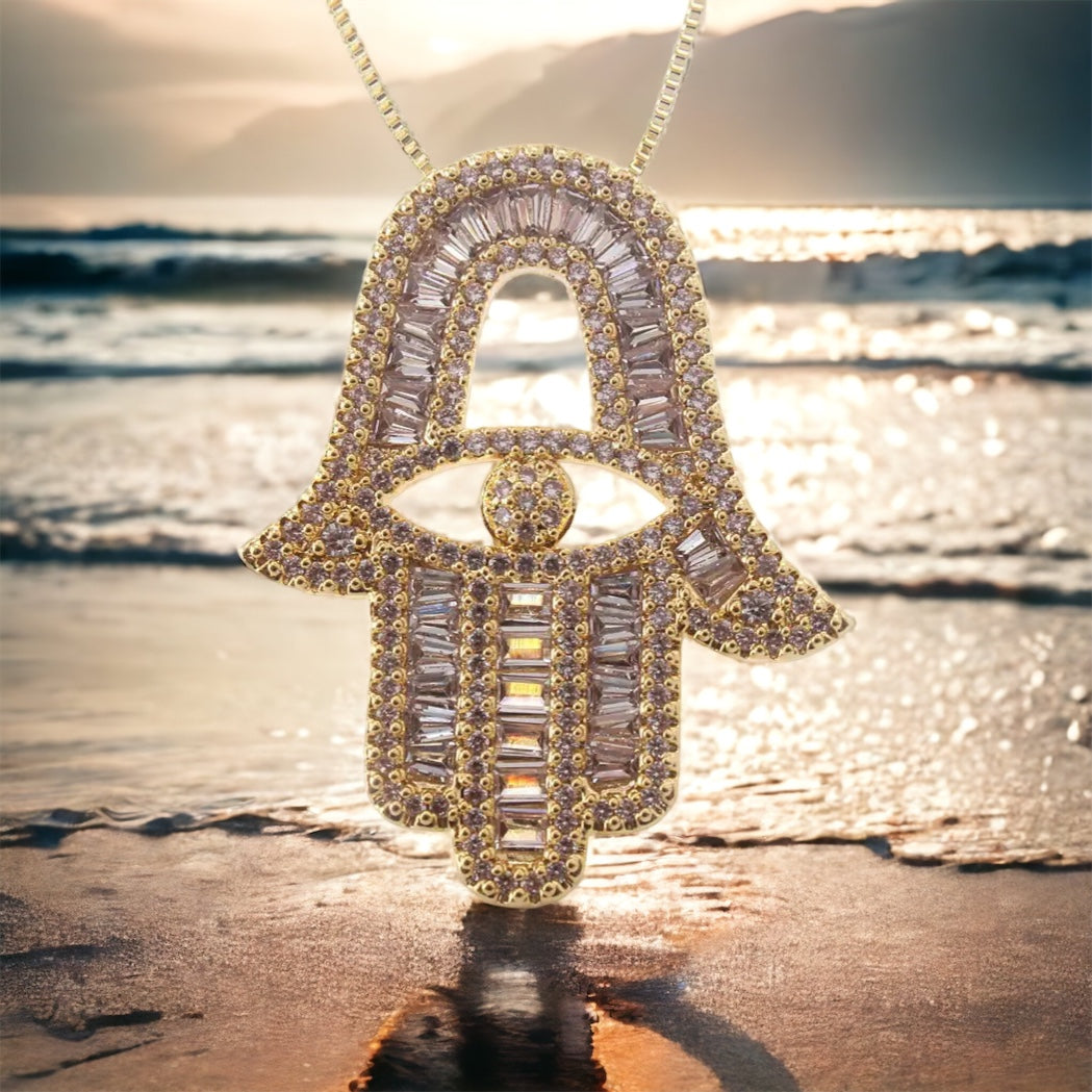 Hamsa Hand Necklace