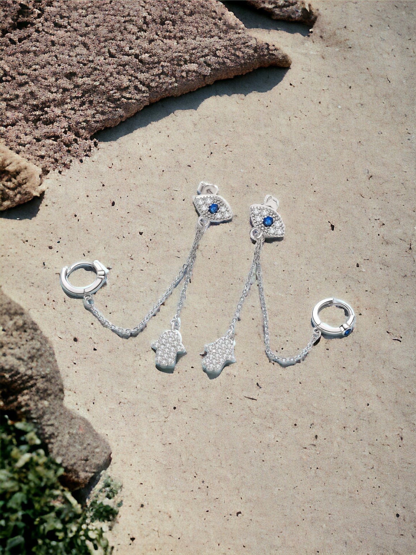 Chain Earrings for double piercings