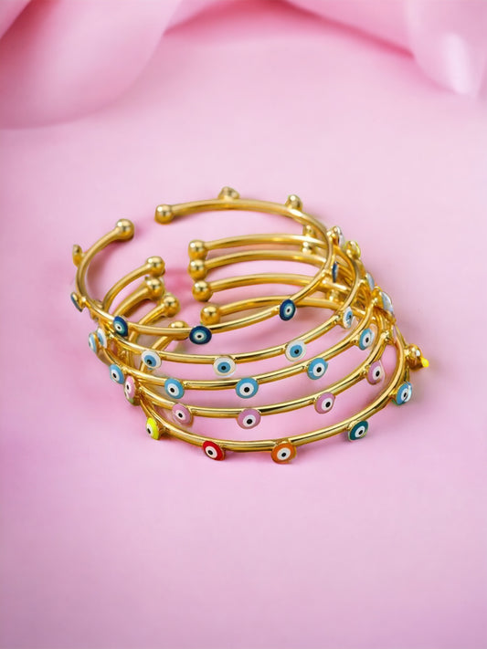 Evil Eye Cuff Bangle