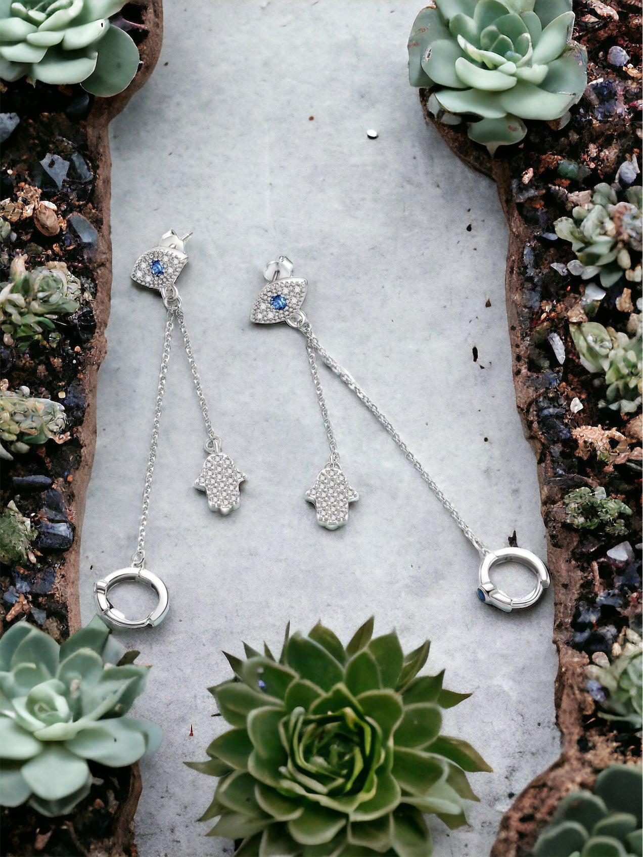 Chain Earrings for double piercings
